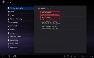 come configurare una vpn su android