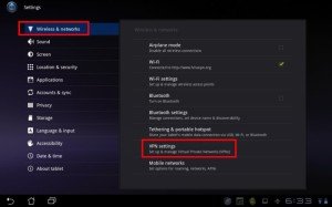 come configurare una vpn su android